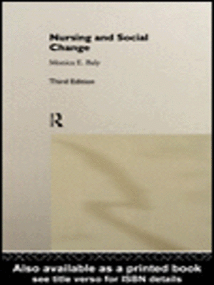 cover image of Nursing and Social Change